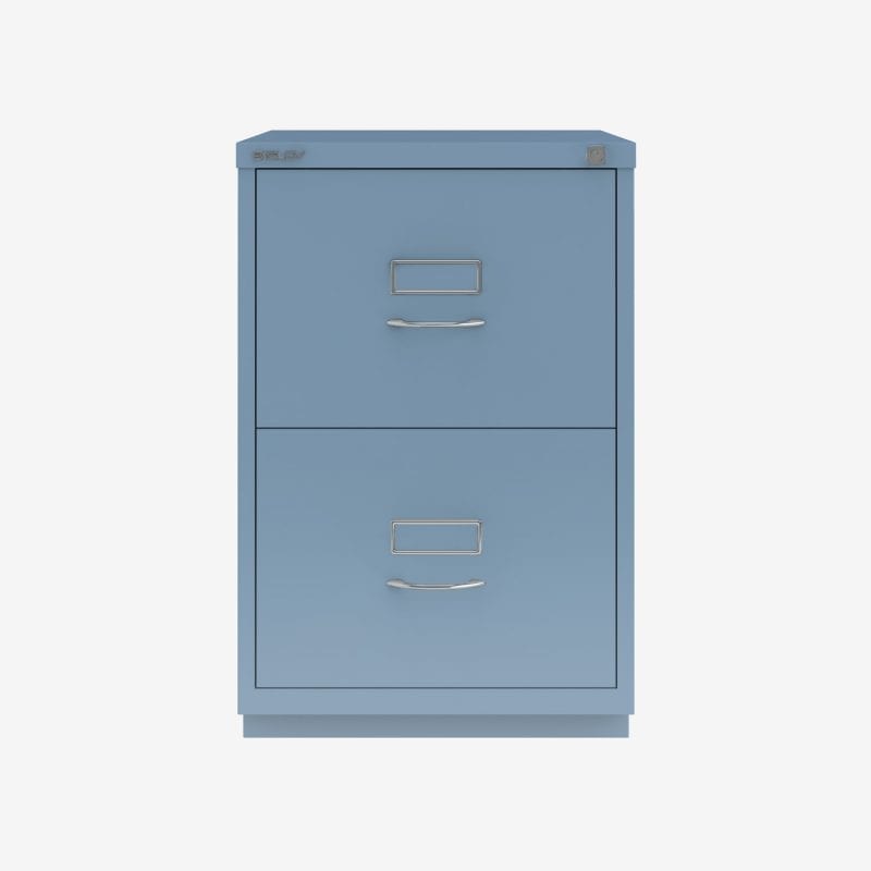 Bisley Multi-Drawer Cabinet 12 inches 5 Drawer Non-Locking Grey 12