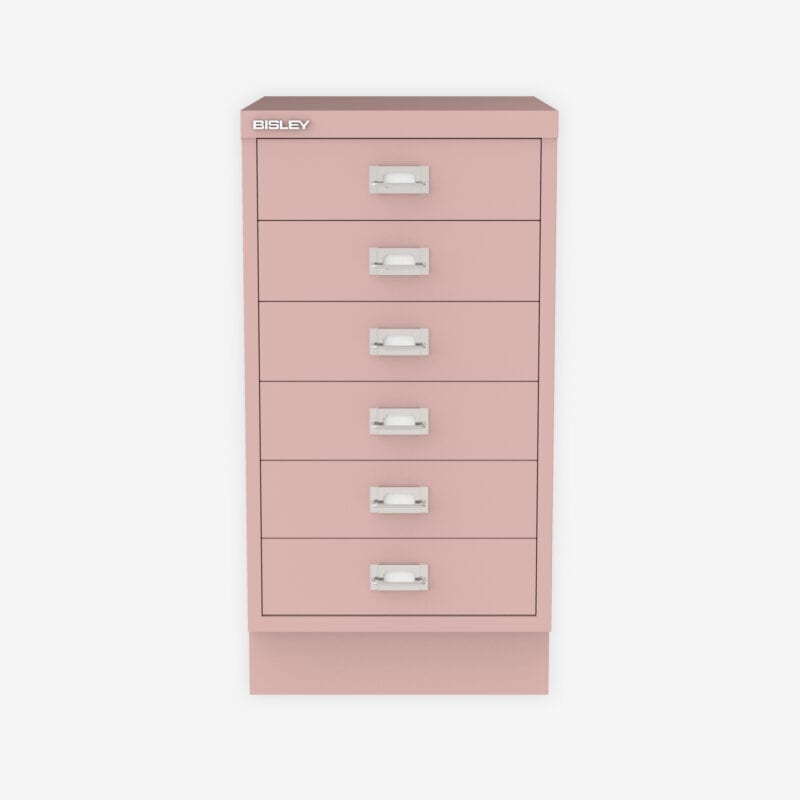 Dixie 2 Drawer Filing Cabinet Blush Pink - Buylateral