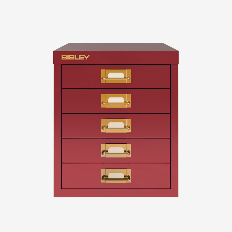 Bisley 5 Drawer Cabinet Metal File Drawer Cabinet Multiple Colors Available
