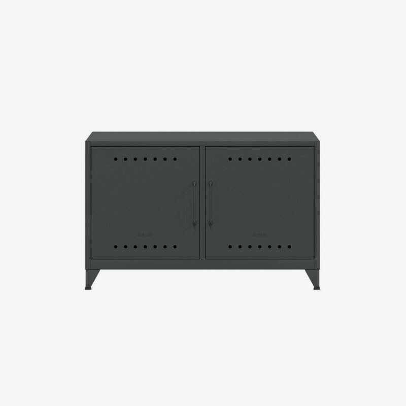 Metal Locker TV Stand in Palest Pink | Locker TV Unit | Locker TV Stand